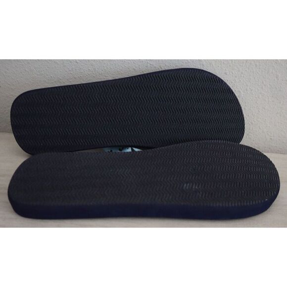 Vera Bradley 29359-15419L Sz L 9-10 Antilles Treasure Webbing Strap Flip Flops - Picture 3 of 8